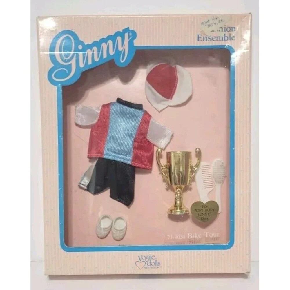 VINTAGE VOGUE DOLLS GINNY FASHION ENSEMBLE 1998 BIKE TOUR FITS SOFT BODY GINNY